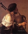 バグパイプ奏者 オランダの画家 ヘンドリック・テル・ブリュッヘン
